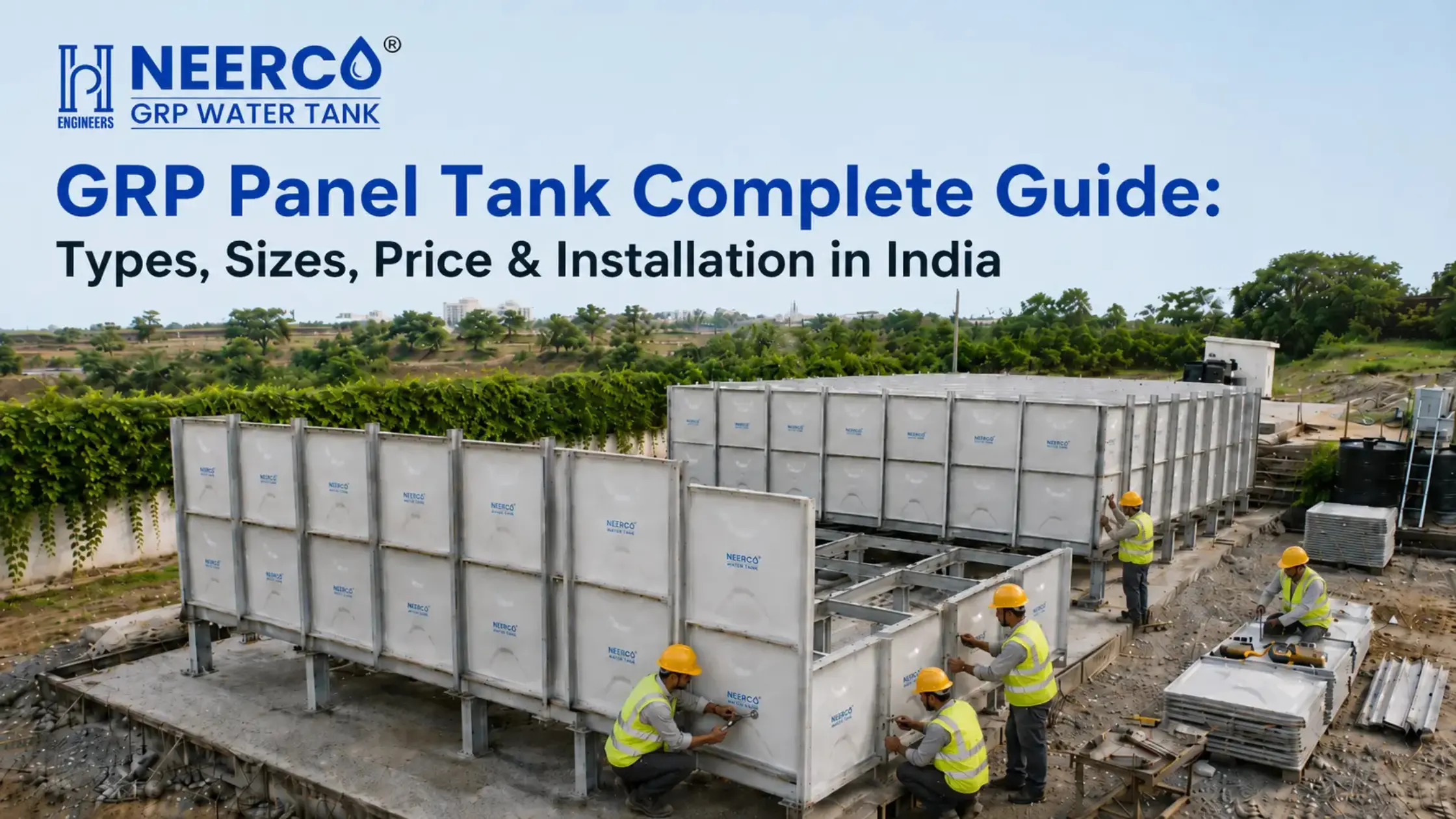 GRP Panel Tank Price, Sizes, Capacity & Installation in India: Complete Guide