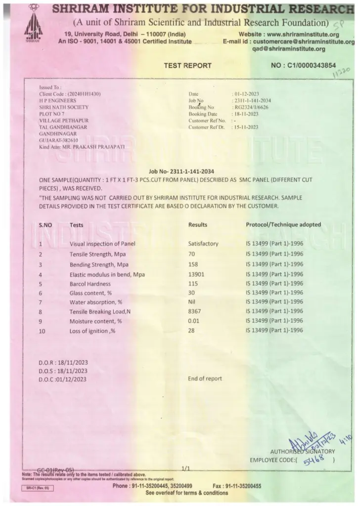 HP Engineers certificate